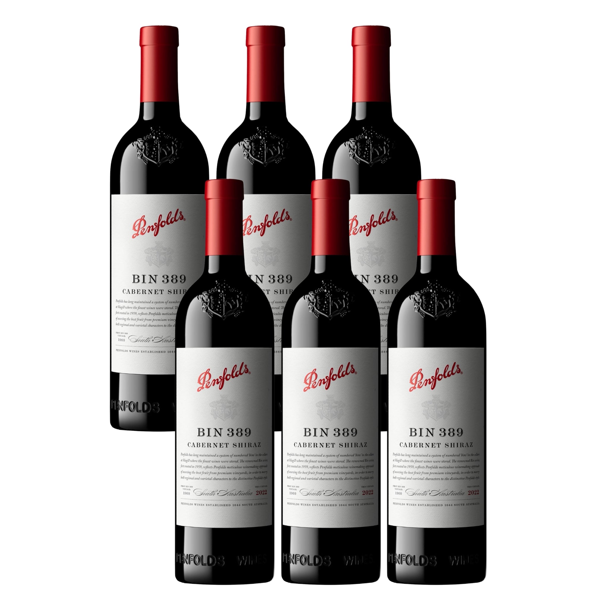 Penfolds Bin 389 Cabernet Shiraz 2022 (6 Bottles) – Kent Street
