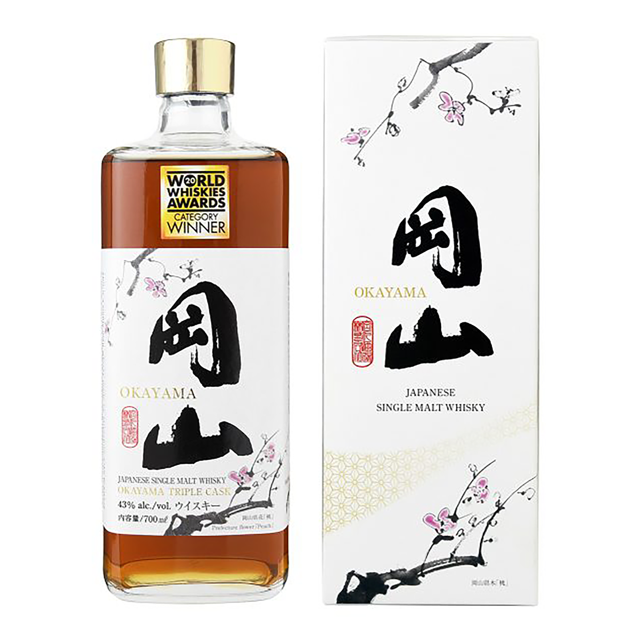 ウイスキー OKAYAMA Japanese Single Malt Whisky Okayama Triple Cask Single Malt | Kent Street Cellars