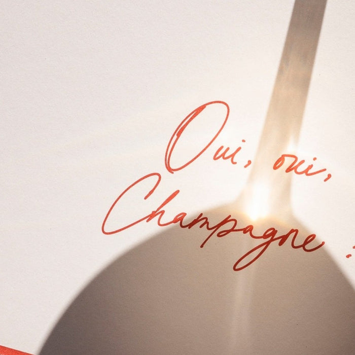 Large-format Champagne bottles at Kent Street Cellars