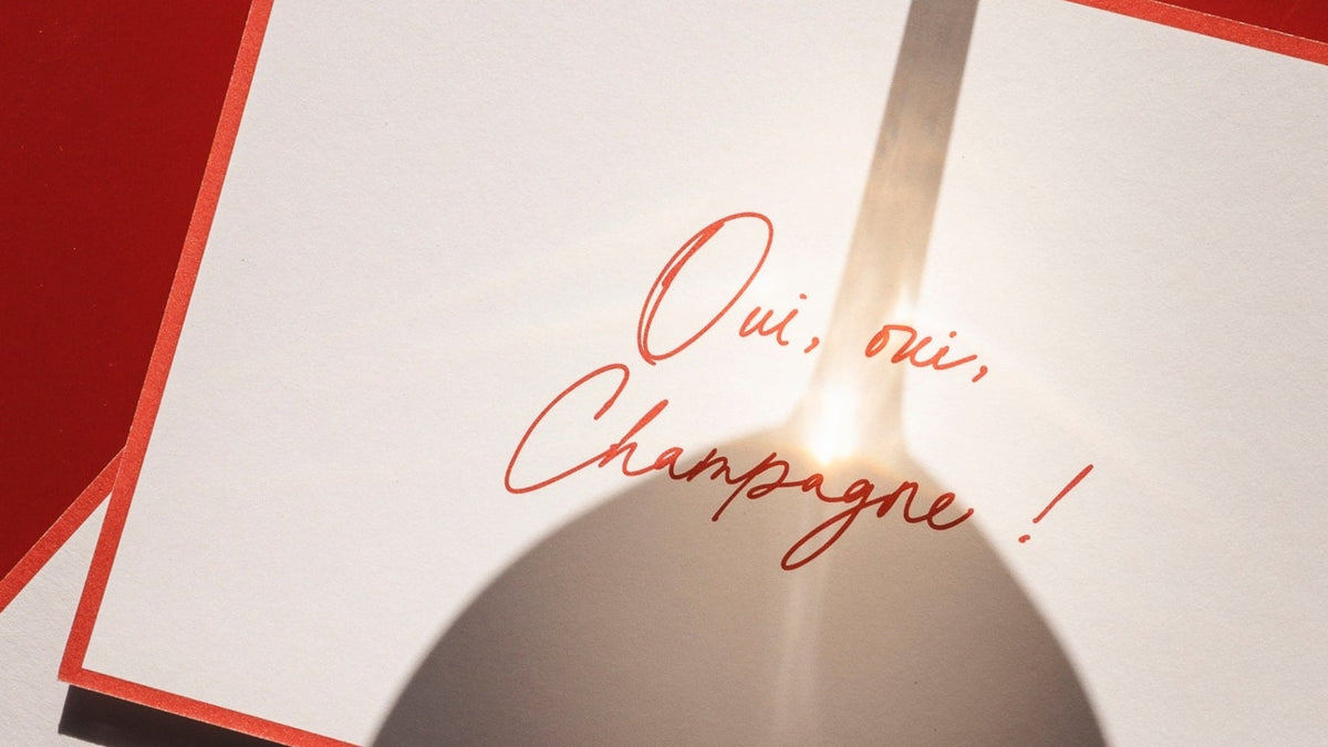 Large-format Champagne bottles at Kent Street Cellars