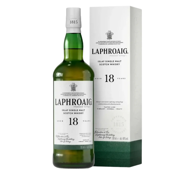 Laphroaig 18 Year Old Single Malt Scotch Whisky 700ml