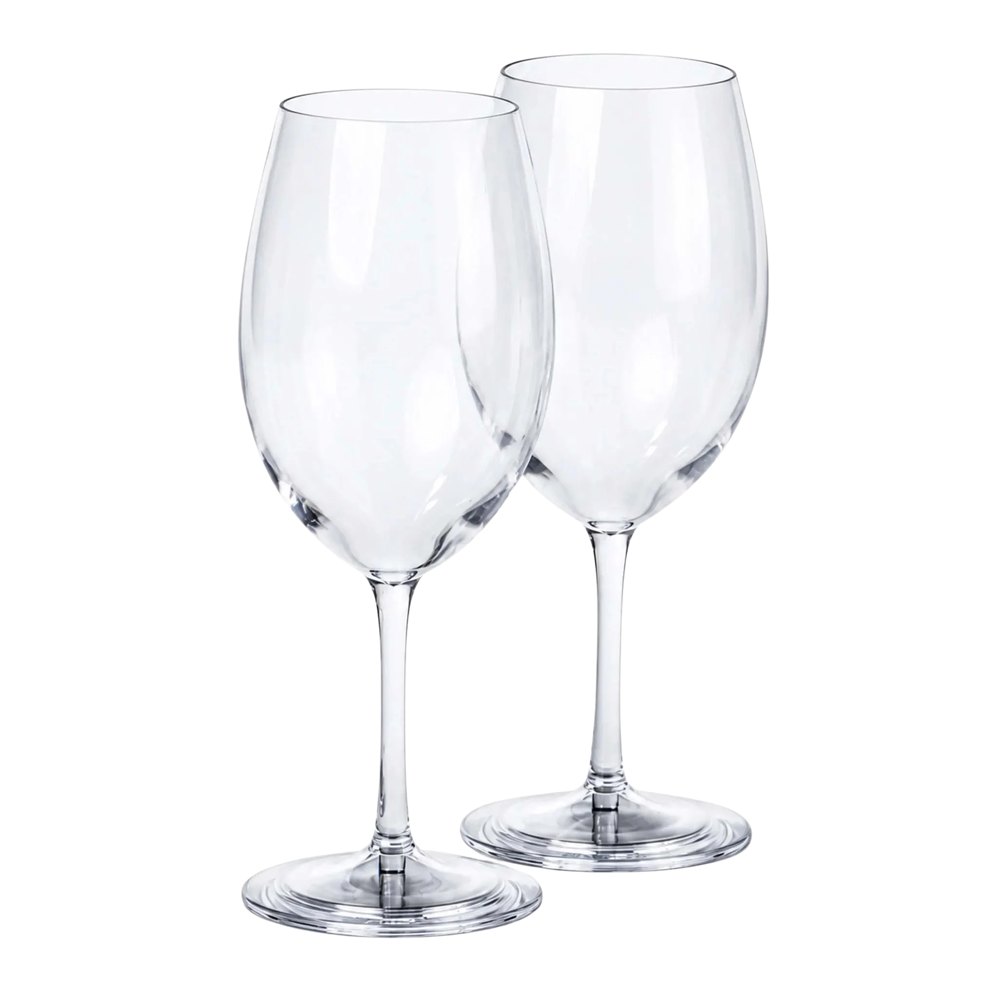 Stay Glassy Entertainer Duo Plastic Wine Glass (2 Pack)
