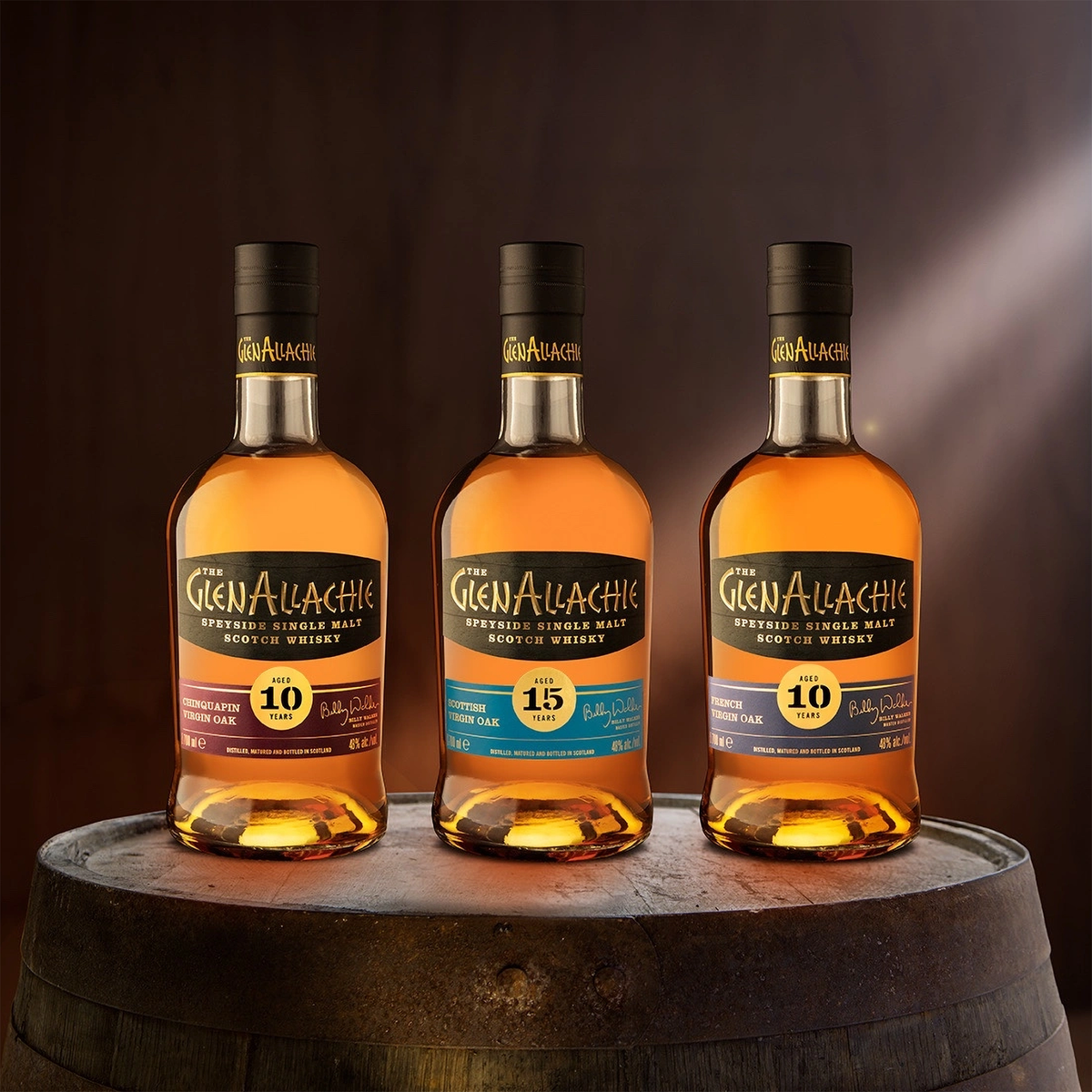 GlenAllachie 10 Year Old Chinquapin Oak Single Malt Scotch Whisky 700ml - Kent Street Cellars