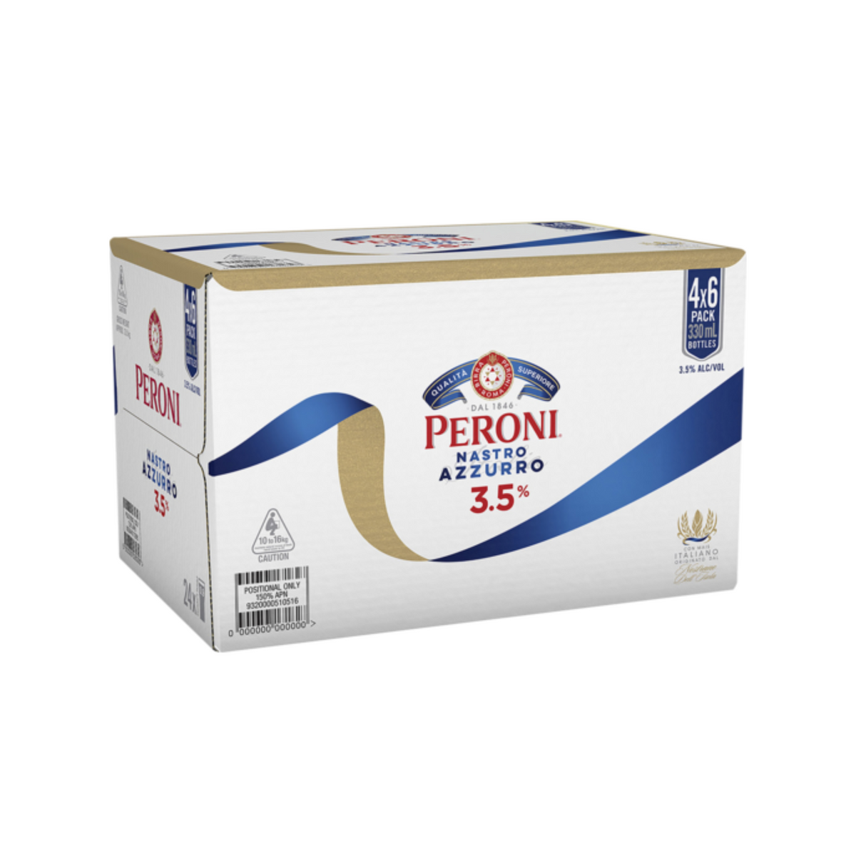 Peroni Nastro Azzurro Leggera 3.5 (Case) - Kent Street Cellars