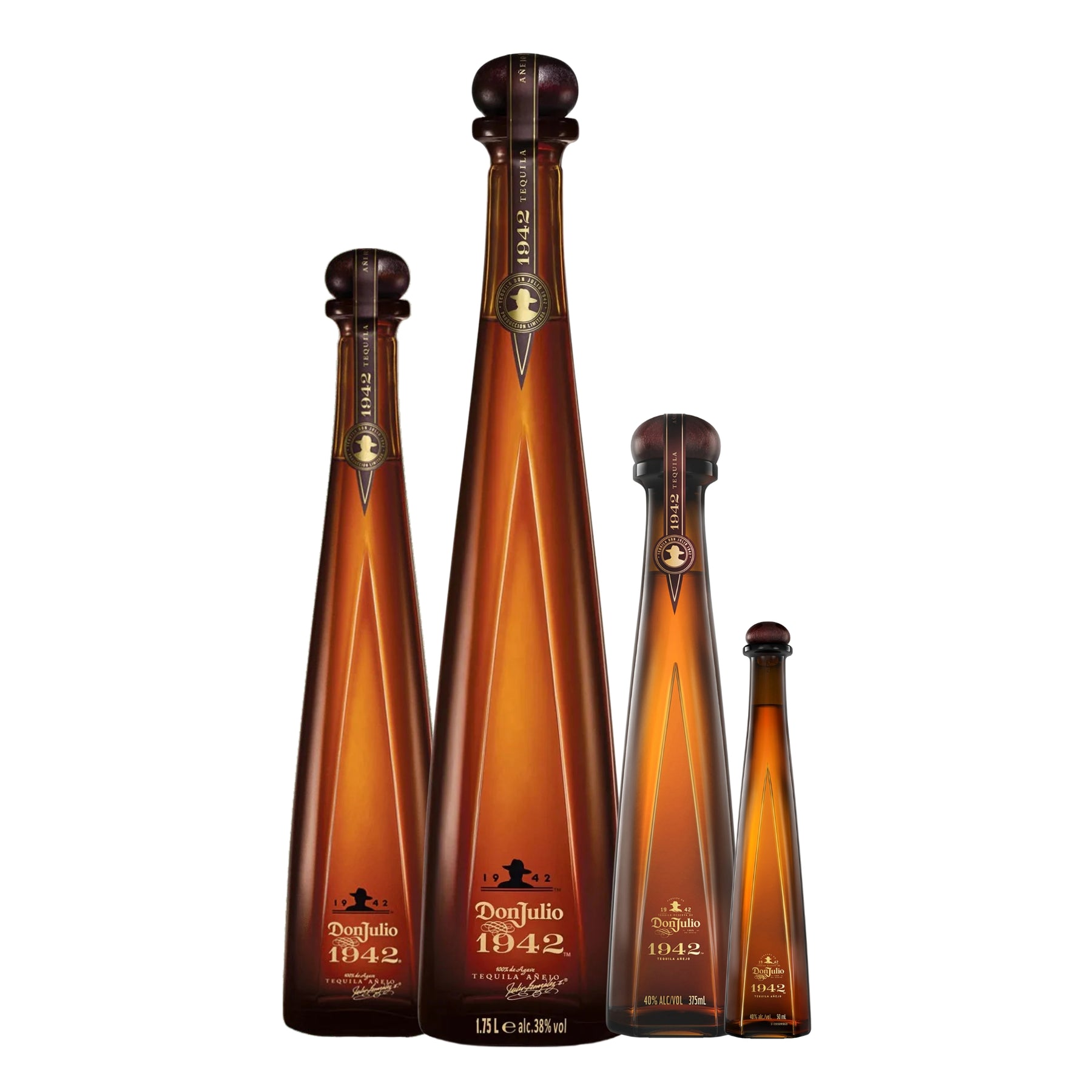 Don Julio 1942 Añejo Tequila 50ml, 375ml, 750ml, 1.75L Ultimate Bundle - Kent Street Cellars