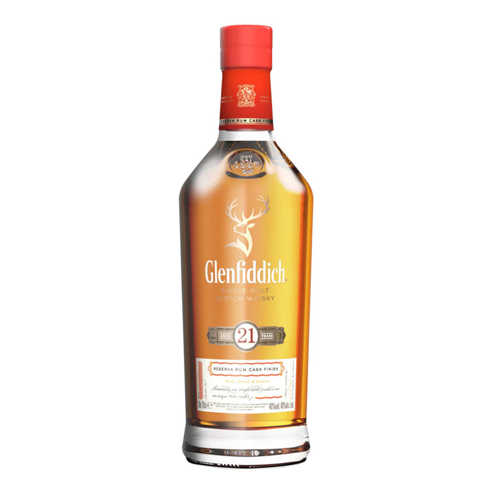 Glenfiddich Reserva Rum Cask Finish 21 Year Old Single Malt Scotch Whisky 700ml - Kent Street Cellars