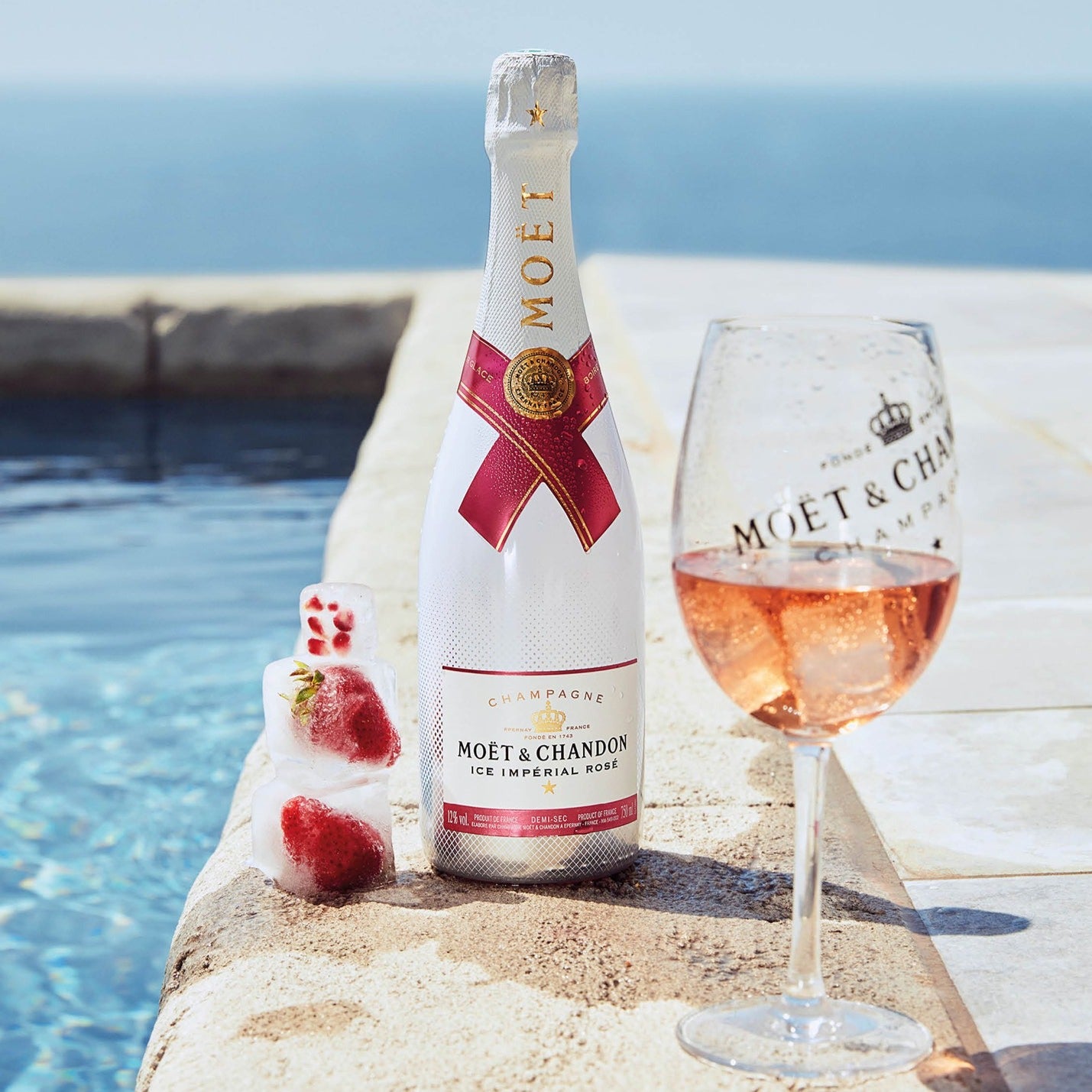 Moet & Chandon Ice Imperial Rose + 2 Glasses Set - Kent Street Cellars