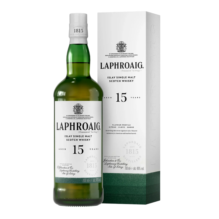 Laphroaig 15 Year Old Single Malt Scotch Whisky 700ml