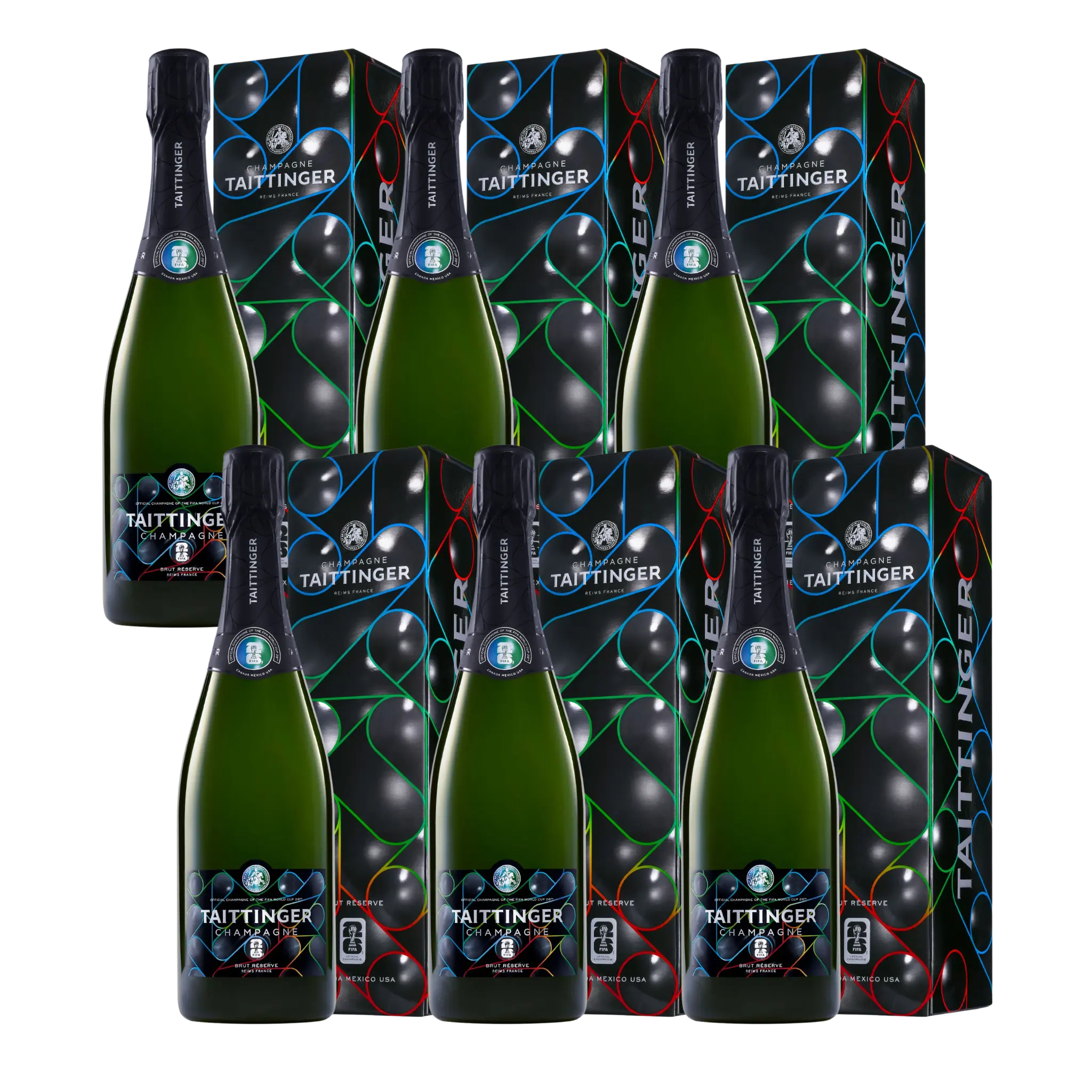 Taittinger Brut Réserve Champagne NV FIFA World Cup 2026 (6 Bottles)
