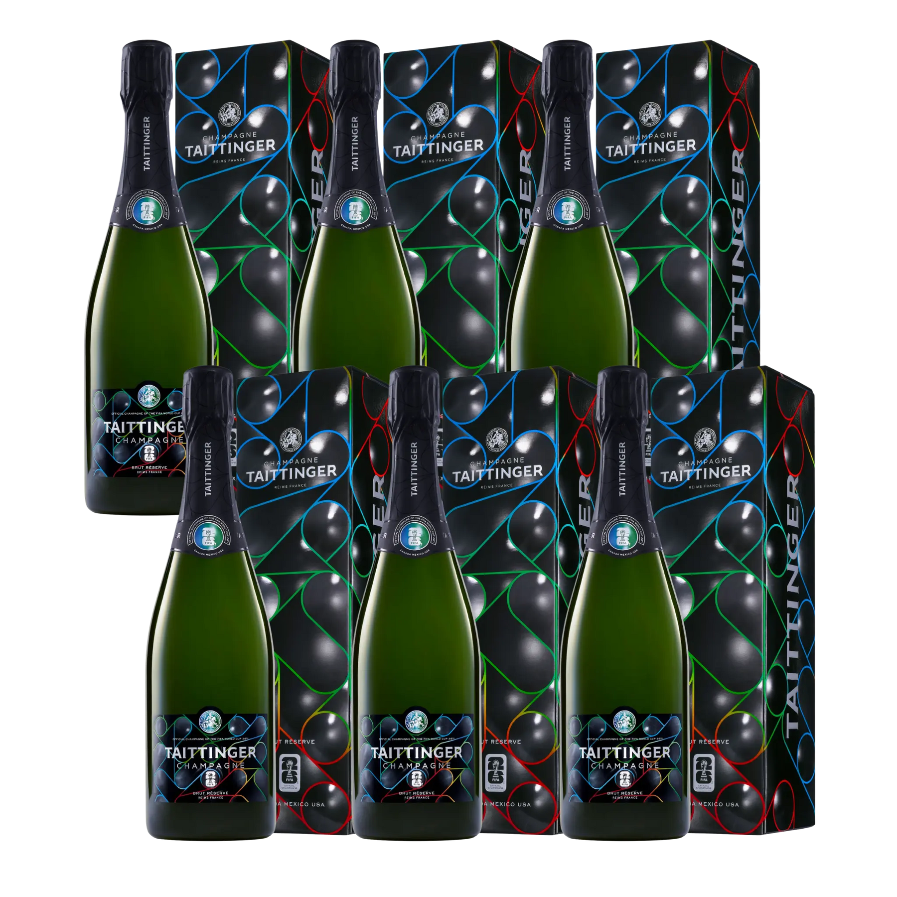 Taittinger Brut Réserve Champagne NV FIFA World Cup 2026 (6 Bottles) - Kent Street Cellars