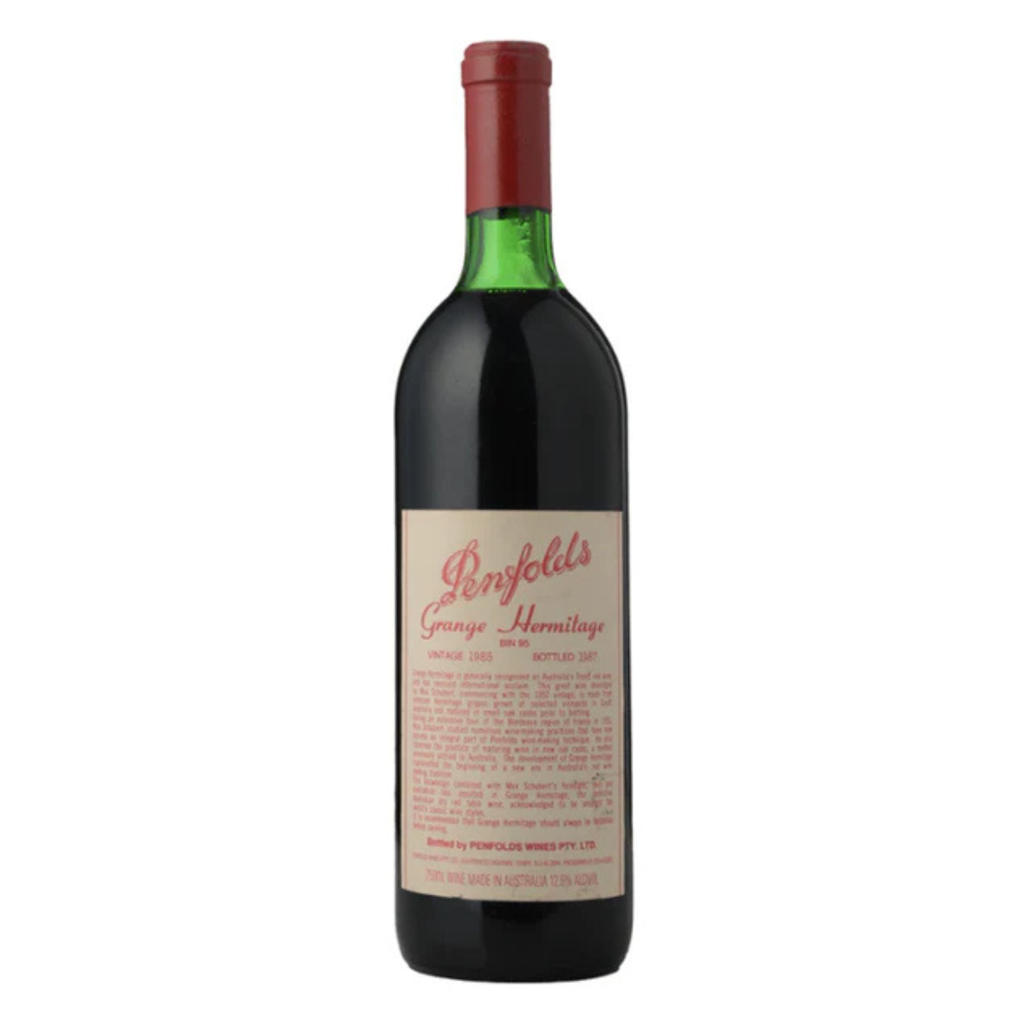 Penfolds Bin 95 Grange Shiraz 1985 (Signed By Max Schubert)