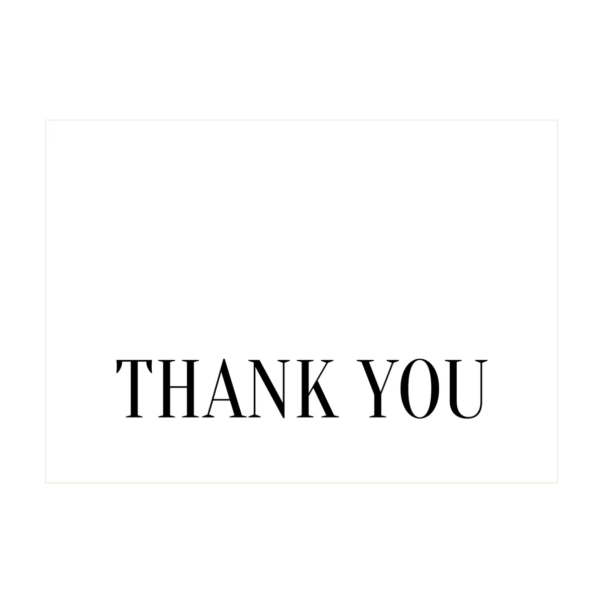 Thank You Greeting Card - Kent Street Cellars