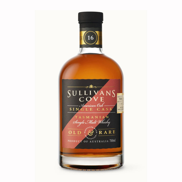 Sullivans Cove Old & Rare American Oak Second Fill Single Cask 16 Year Old Single Malt Whisky 700ml (TD0095)