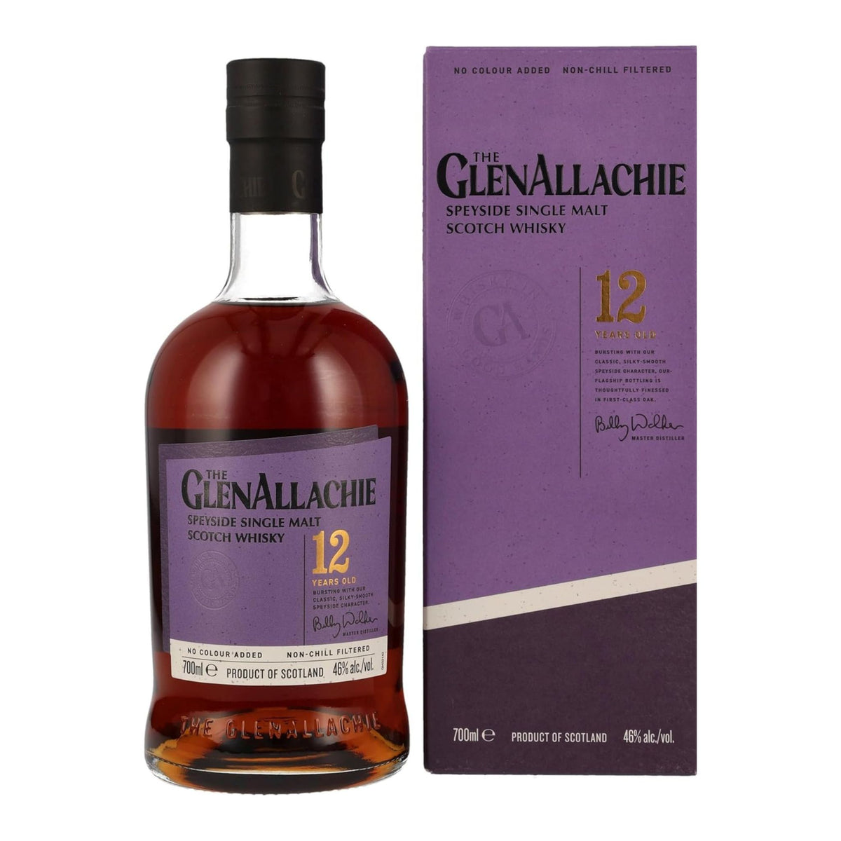 GlenAllachie 12 Year Old Single Malt Scotch Whisky 700ml - Kent Street Cellars