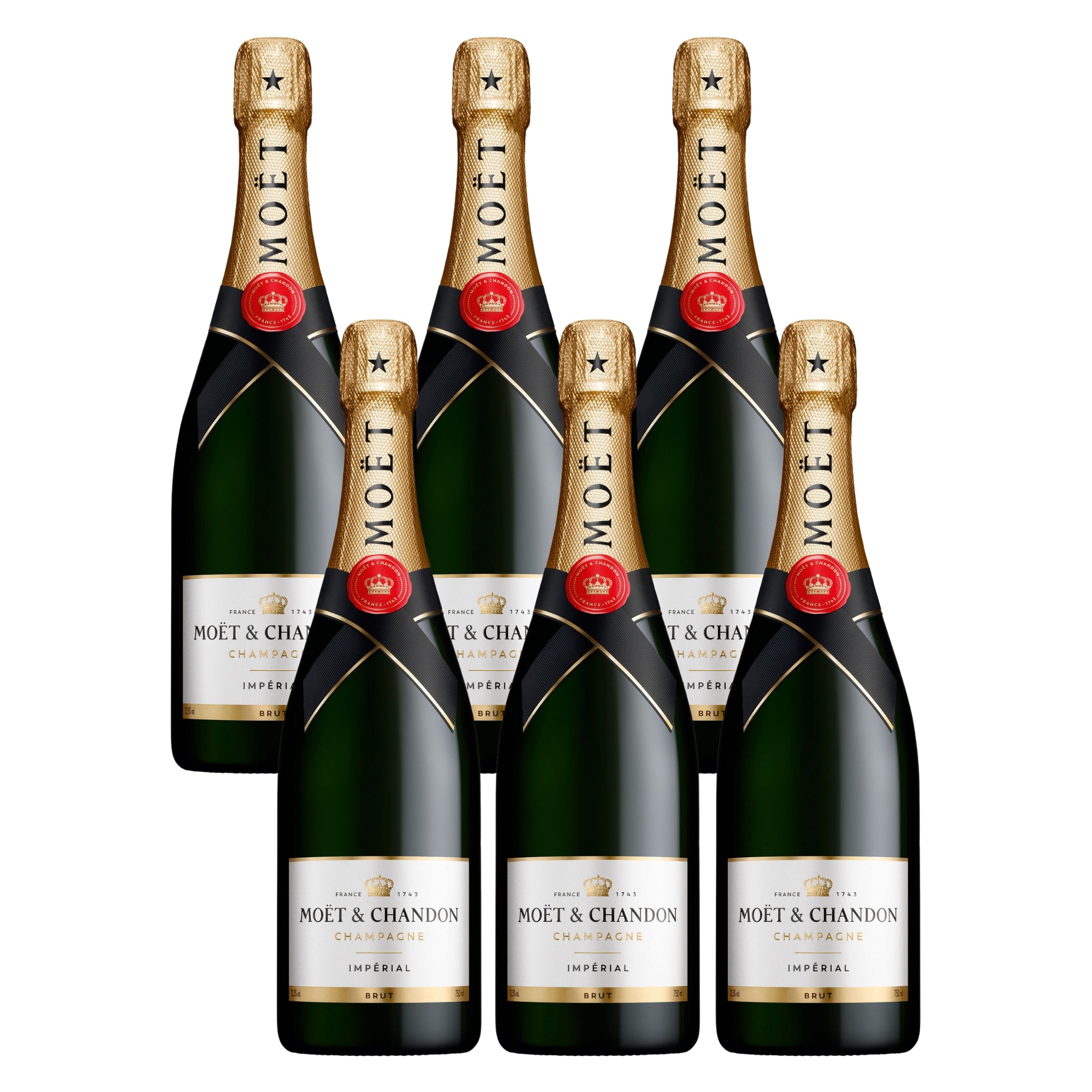 MOËT Kent — Bottles) (6 Boxed Gift NV, Brut Impérial Chandon & Moët 6本入り 750ml IMPERIAL BRUT CHANDON & その他