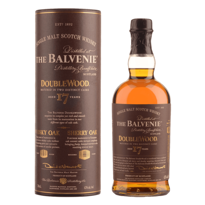 The Balvenie Doublewood 17 Year Old Single Malt Scotch Whisky 700ml