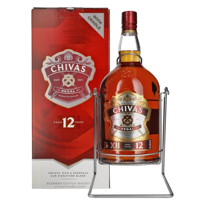 Chivas Regal 12 Year Old Blended Scotch Whisky Cradle 4.5L