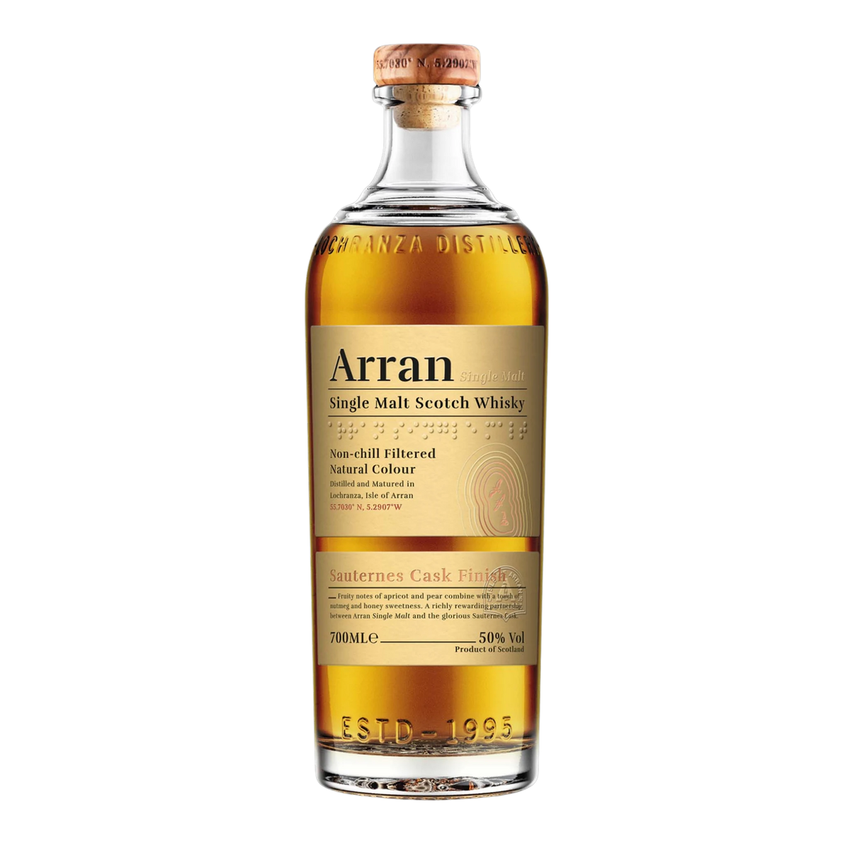 Arran Sauternes Cask Finish Single Malt Scotch Whisky 700ml