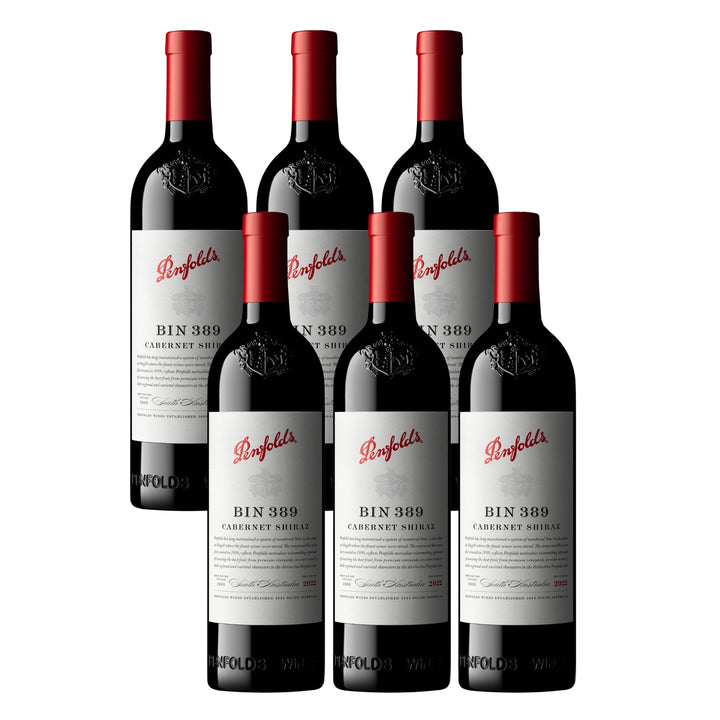 Penfolds Bin 389 Cabernet Shiraz 2022 (6 Bottles)
