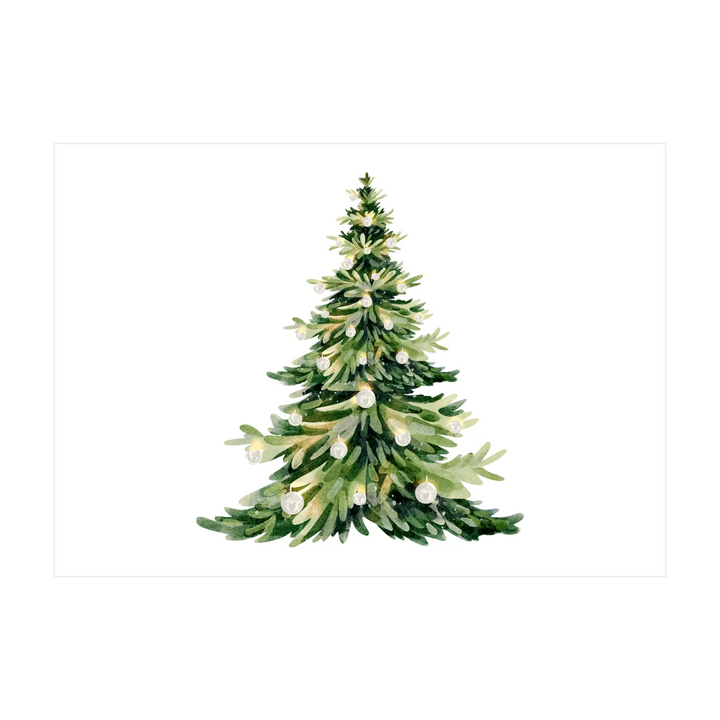 Evergreen Christmas Greeting Card
