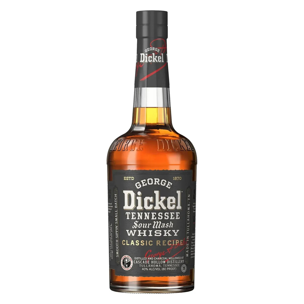 George Dickel Classic Recipe No.8 Tennessee Whiskey 1L - Kent Street Cellars