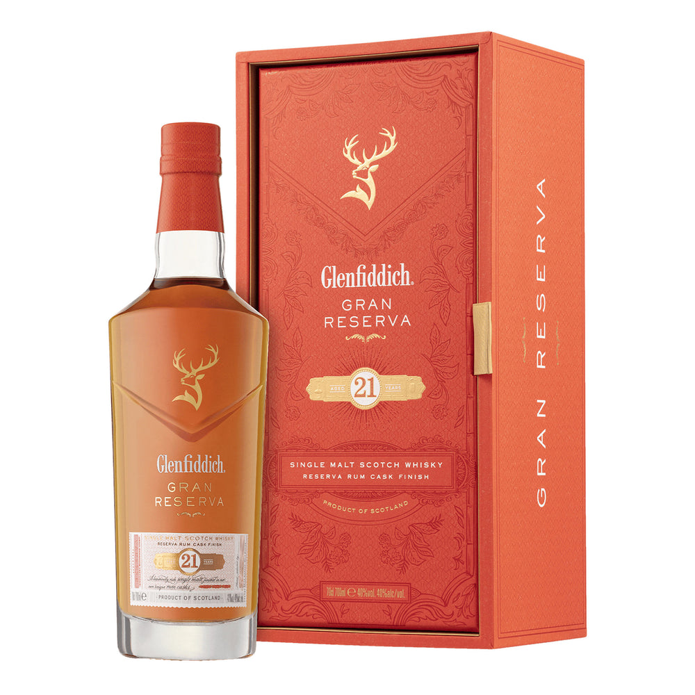 Glenfiddich Reserva Rum Cask Finish 21 Year Old Single Malt Scotch Whisky 700ml - Kent Street Cellars