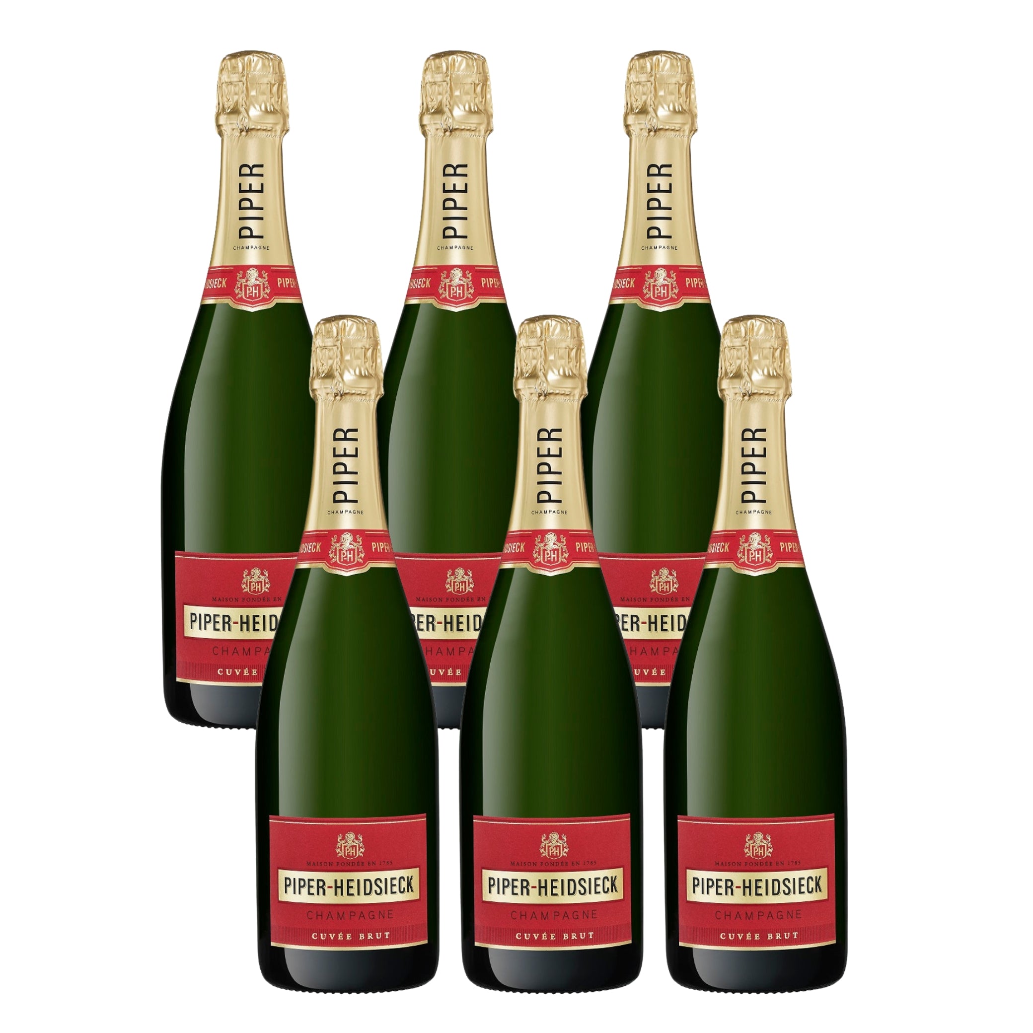 Piper-Heidsieck Cuvée Brut シャンパン　6本セット Piper-Heidsieck Brut Champagne NV (6 Bottles) | Kent Street Cellars