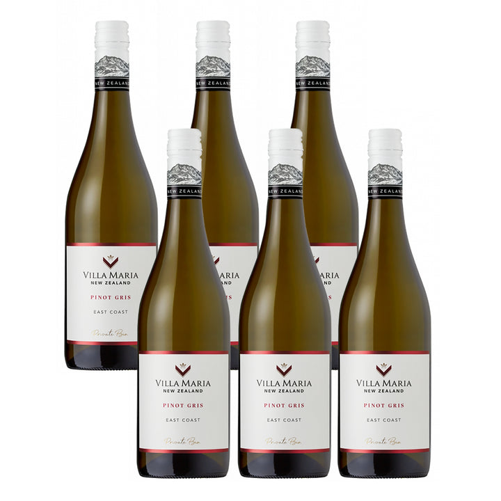 Villa Maria Private Bin East Coast Pinot Gris 2025 (6 Bottles)