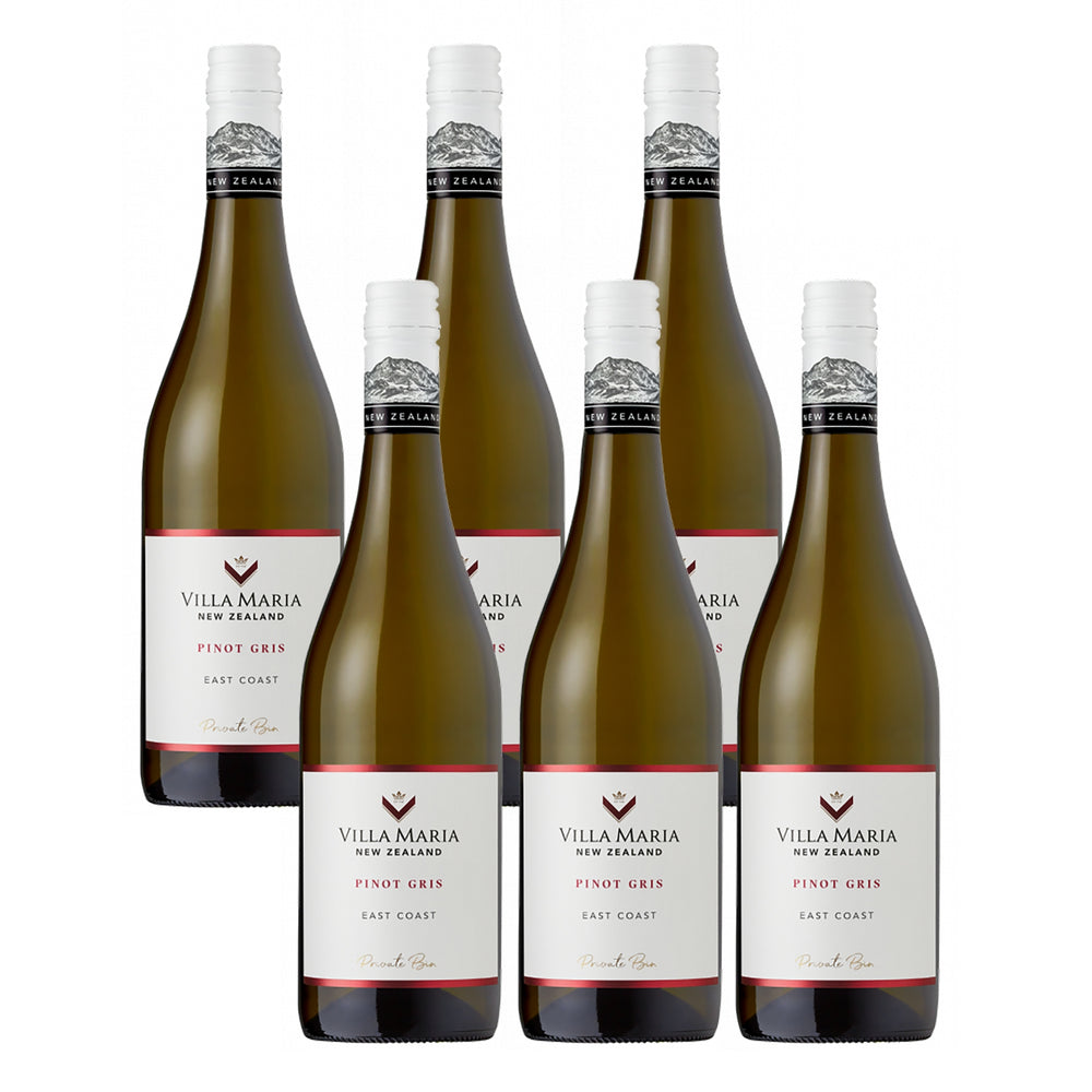 Villa Maria Private Bin East Coast Pinot Gris 2025 (6 Bottles)