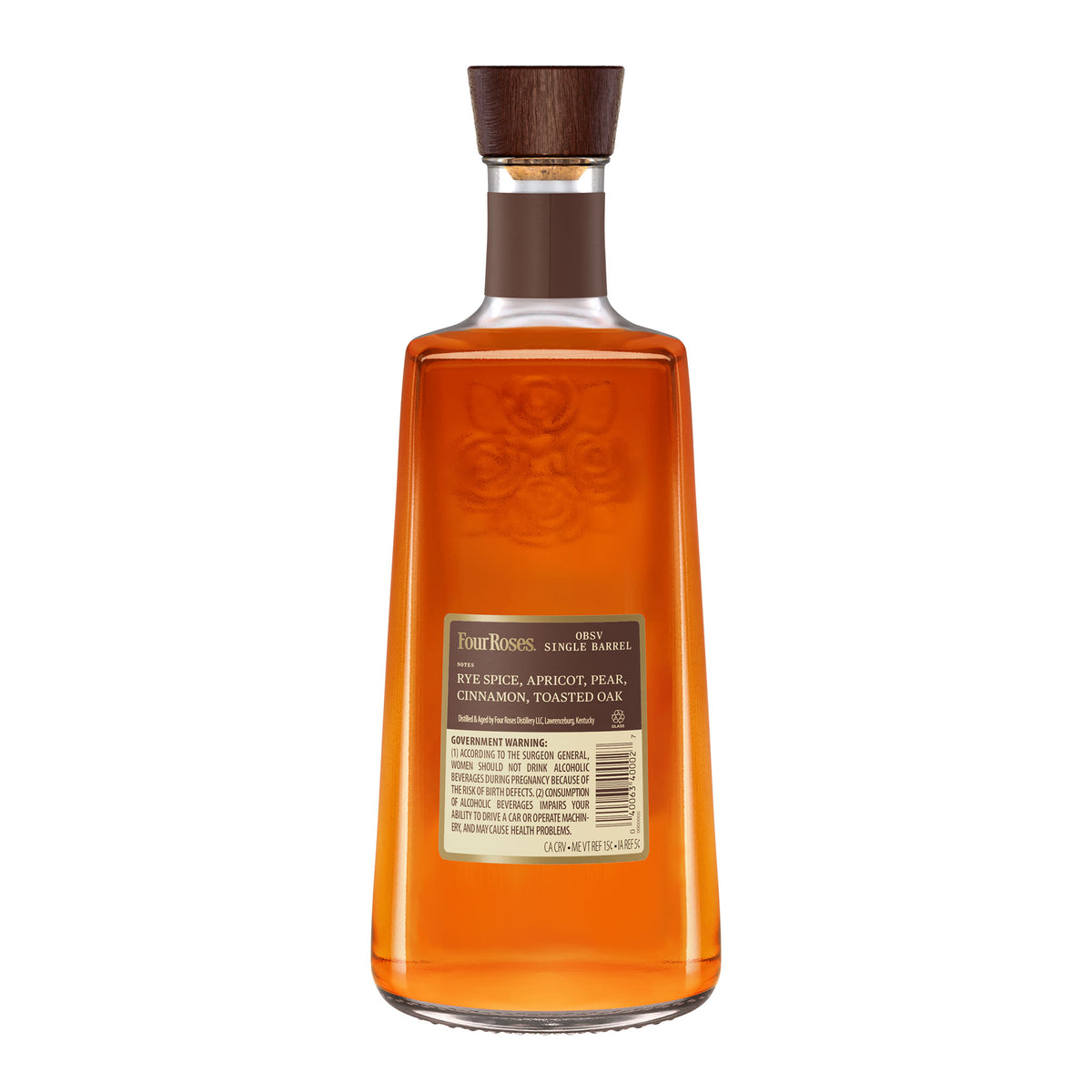 Four Roses Single Barrel Bourbon Whiskey 700ml - Kent Street Cellars