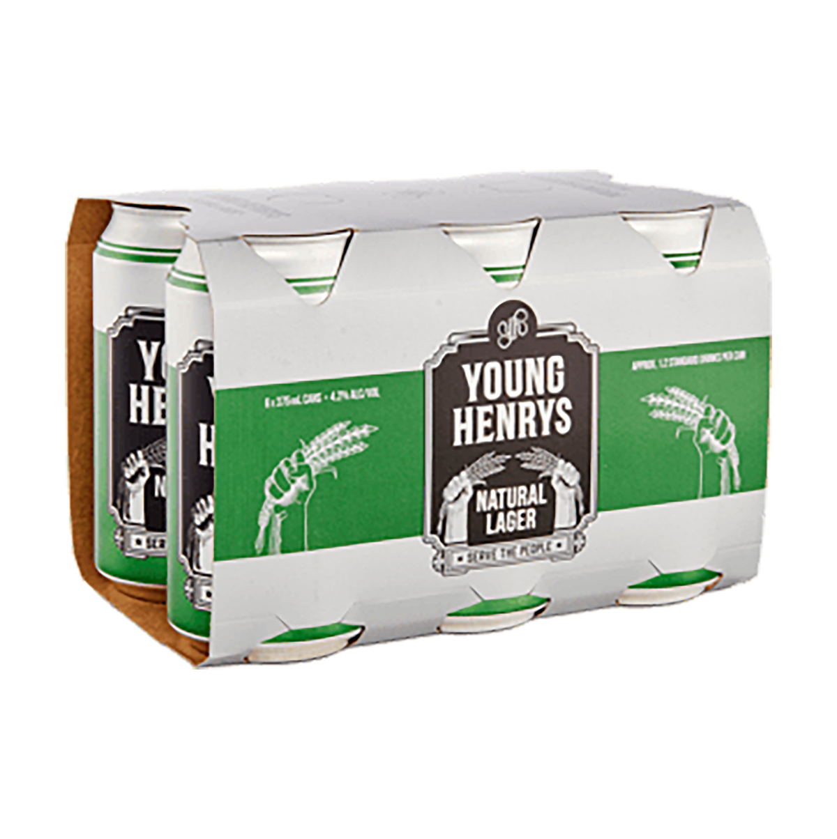 Young Henry's Natural Lager (6 Pack) - Kent Street Cellars