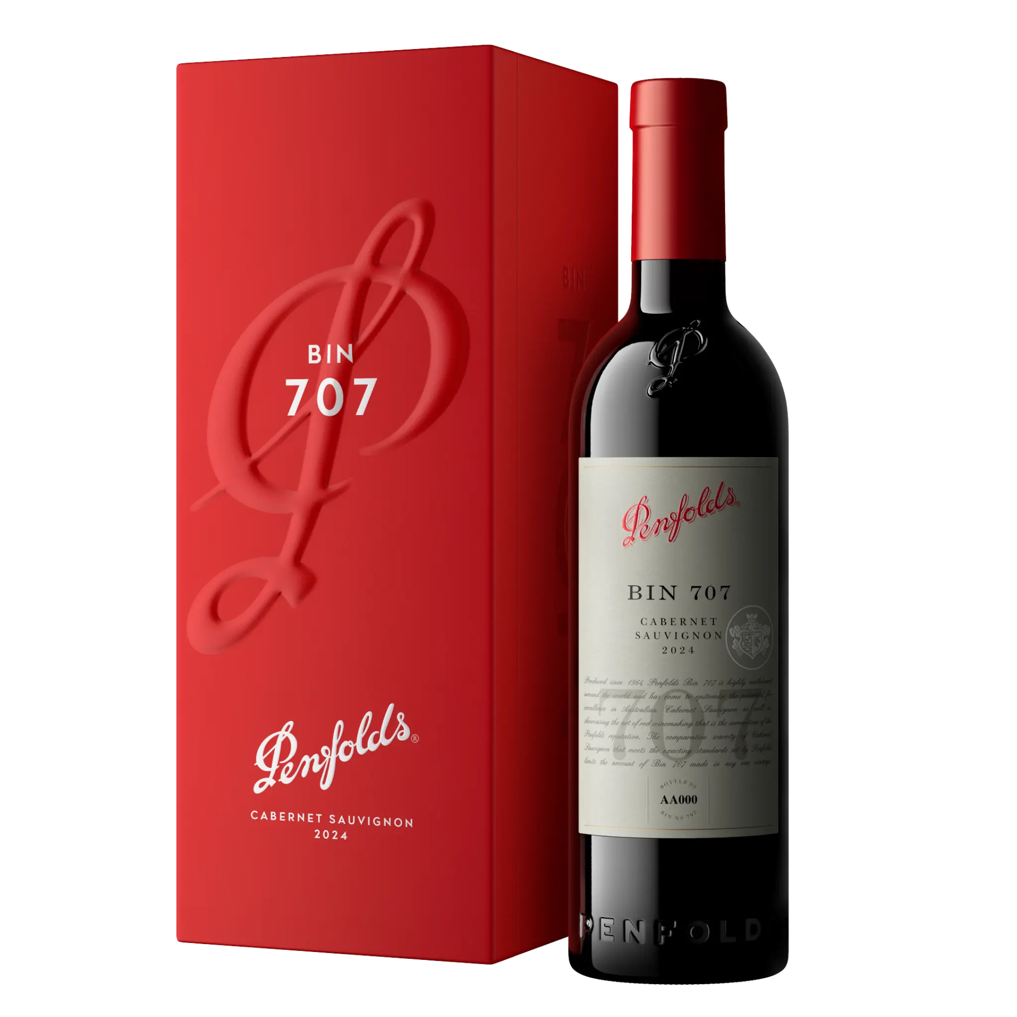 Penfolds Bin 707 Cabernet Sauvignon 2024 (Gift Boxed) (Pre Order)