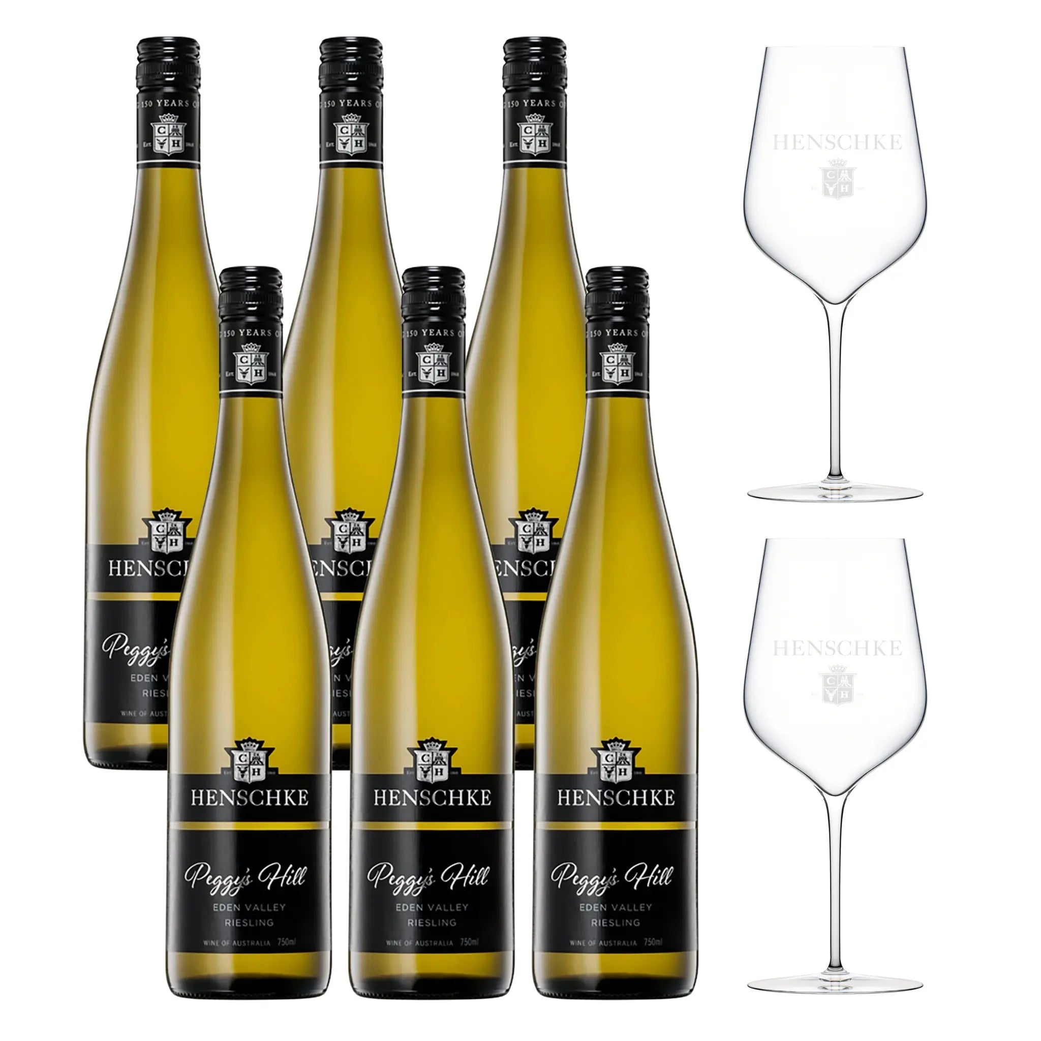 Henschke Peggy's Hill Riesling 2026 (6 Bottles) + PLUMM Three No 1 The Universal (2 Pack)