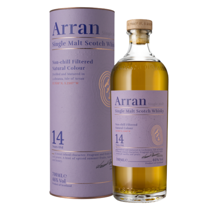 Arran 14 Year Old Single Malt Scotch Whisky 700ml