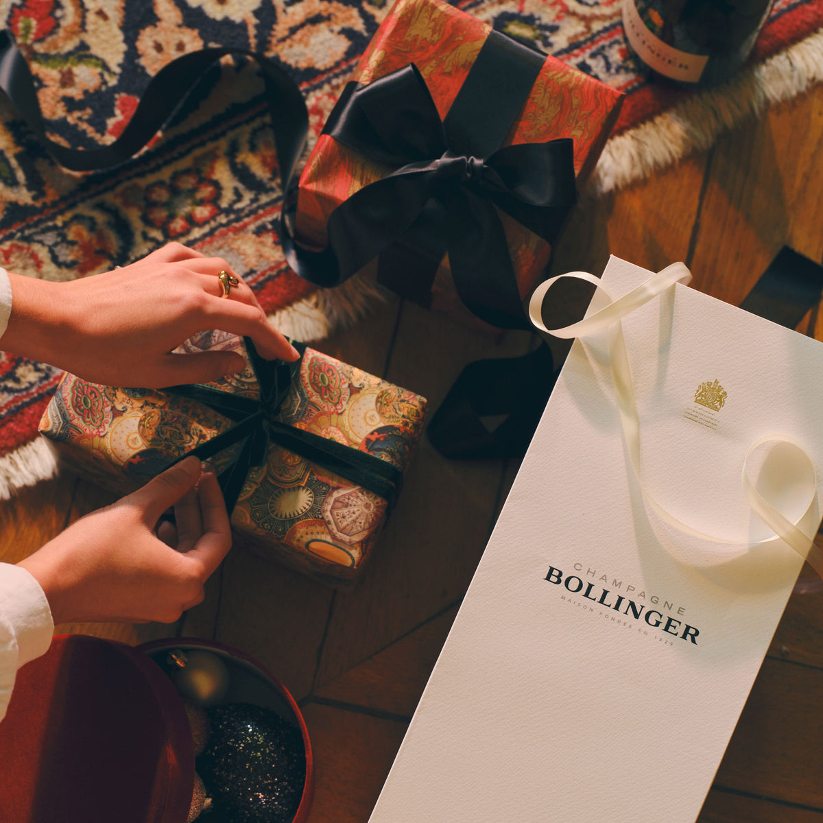 Bollinger Single Bottle Gift Bag