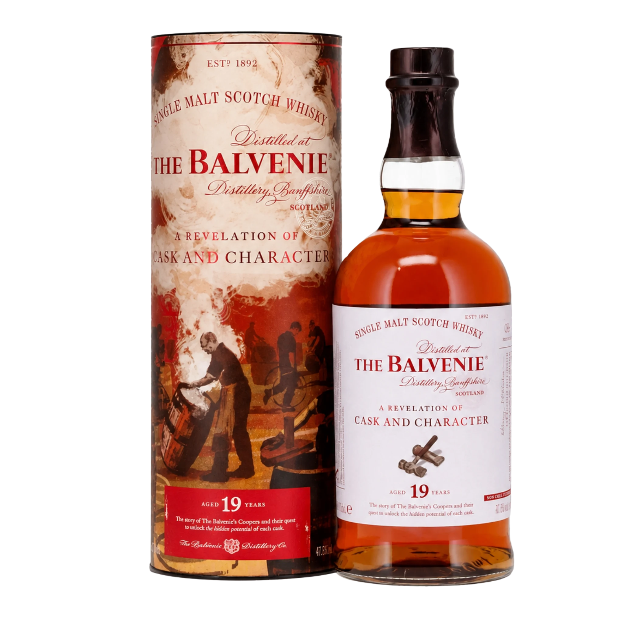 Balvenie 19 Year Old A Revelation of Cask and Character Single Malt Scotch Whisky 700ml