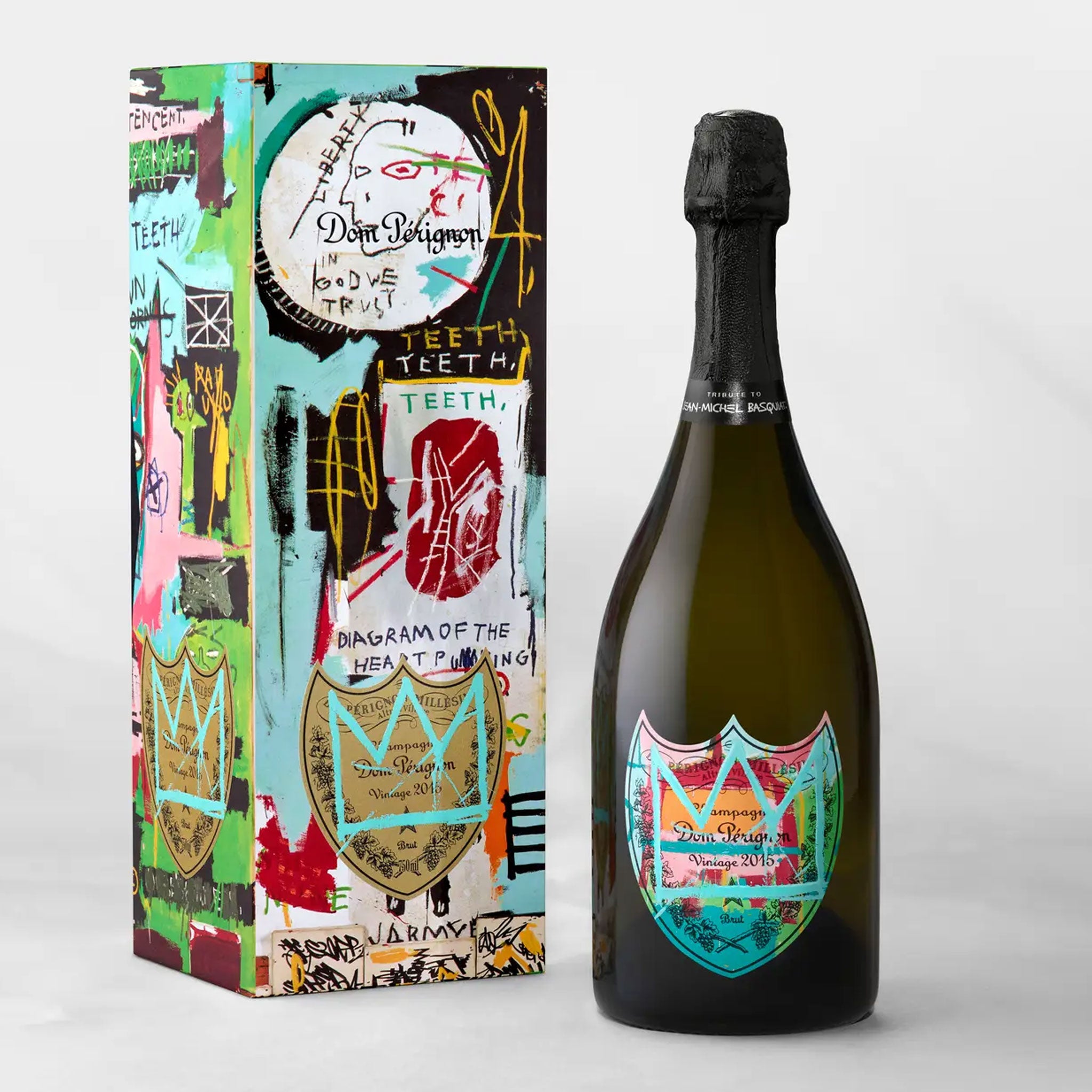 Dom Pérignon Brut Vintage 2015 Jean-Michel Basquiat Limited Edition (Set of 3)