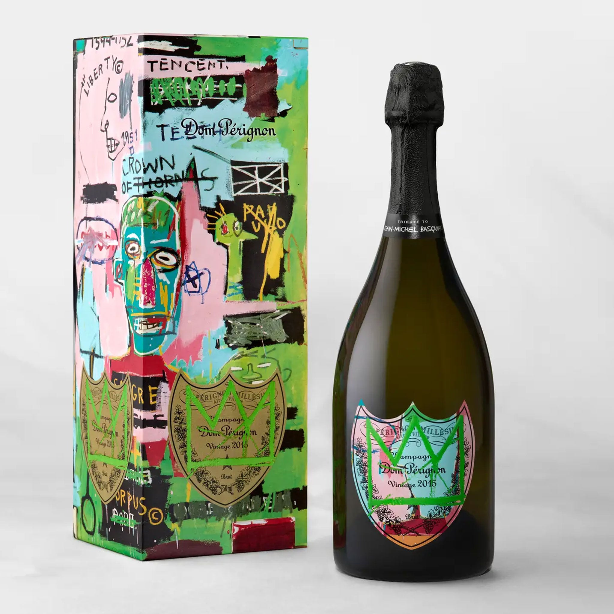 Dom Pérignon Brut Vintage 2015 Jean-Michel Basquiat Limited Edition (Set of 3)