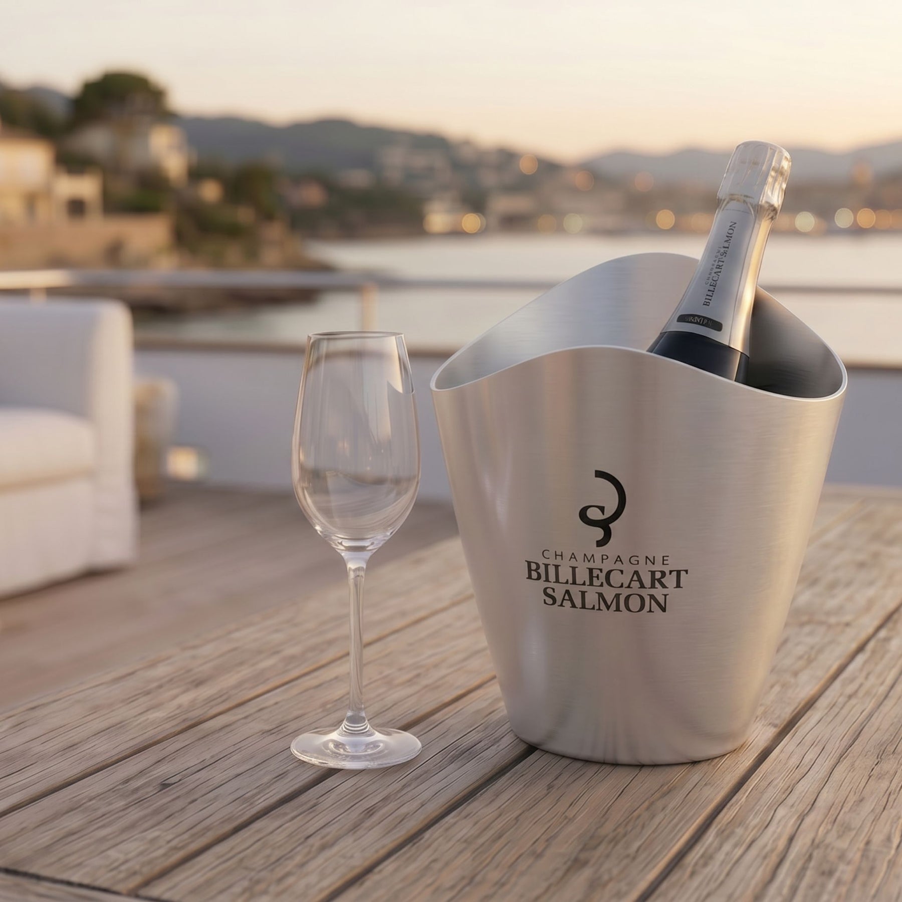 Billecart-Salmon Aluminium Ice Bucket