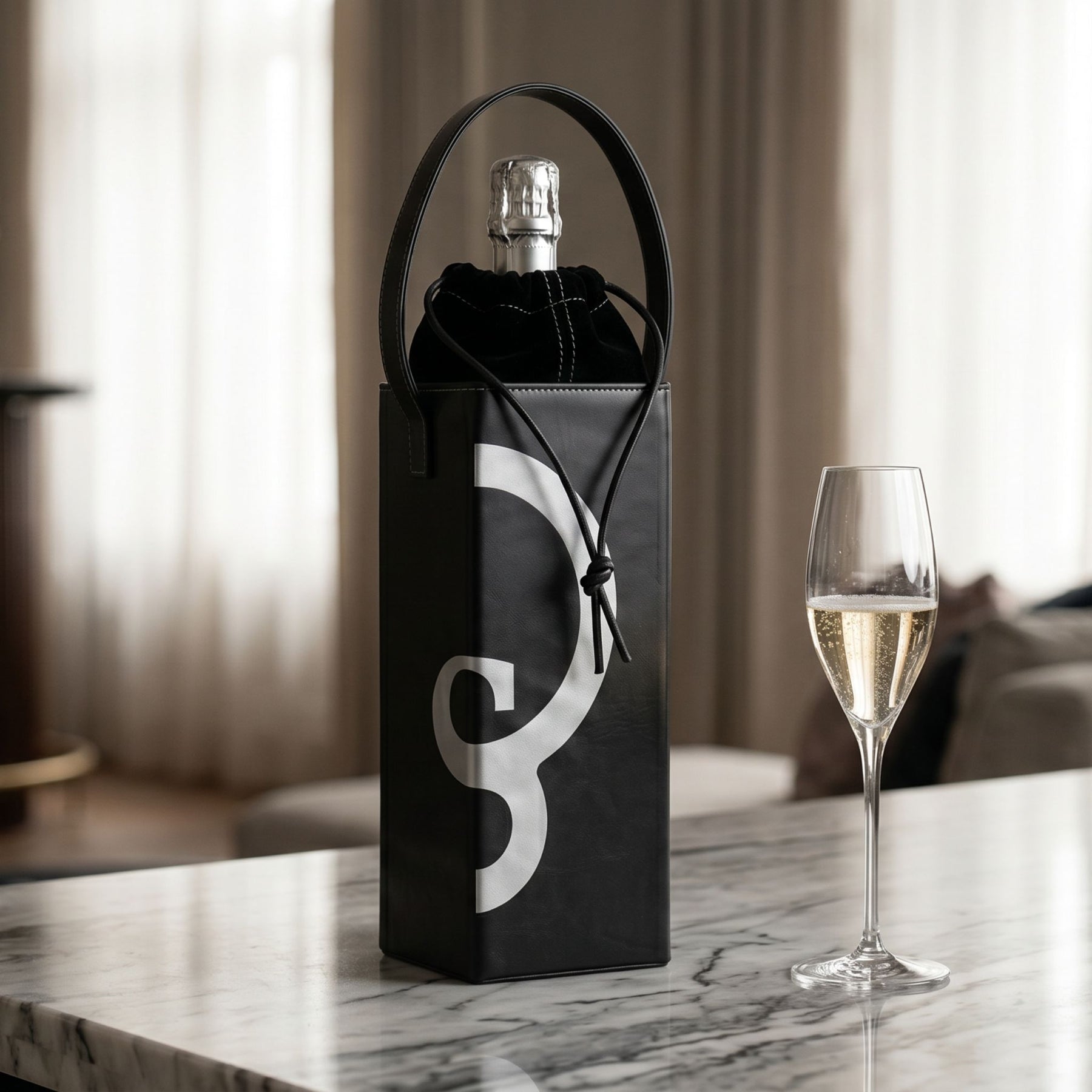 Billecart-Salmon Single Bottle Cooler Bag