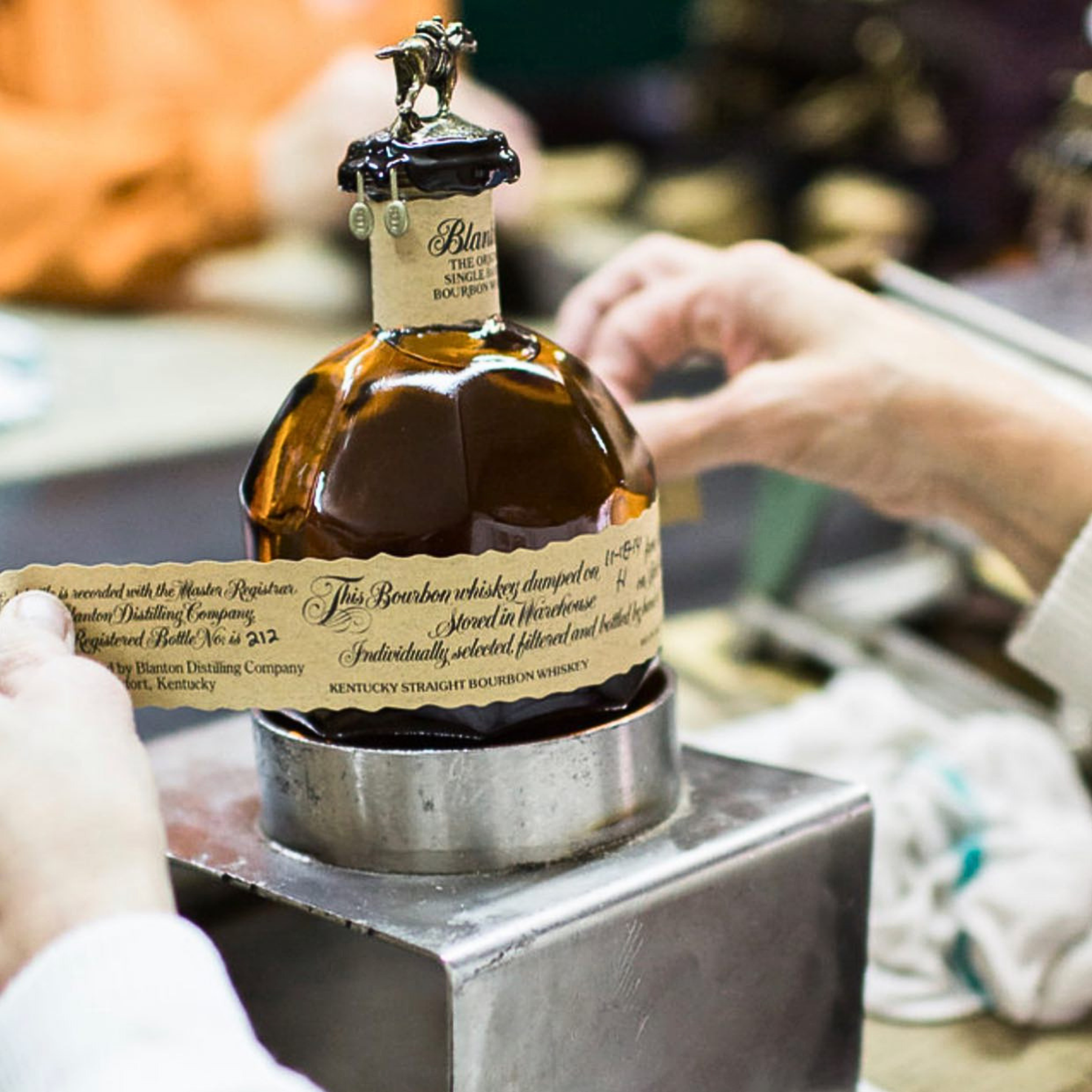 Blanton's Single Barrel Kentucky Straight Bourbon Whiskey Black Label 750ml