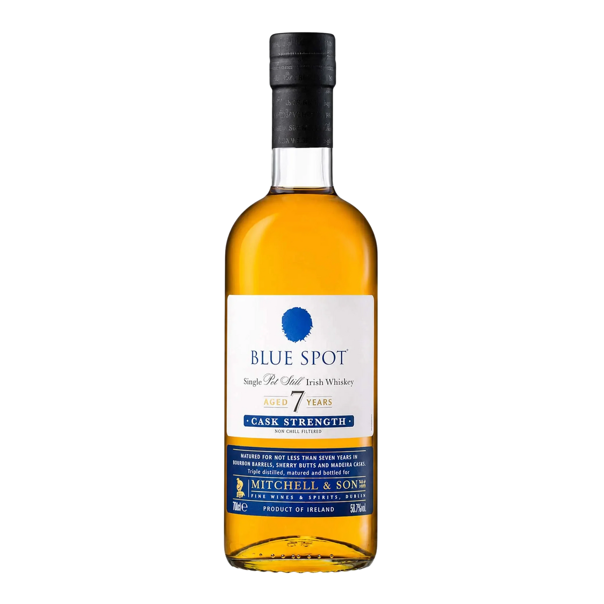 Blue Spot 7 Year Old Cask Strength Single Pot Still Irish Whiskey 700ml - Kent Street Cellars