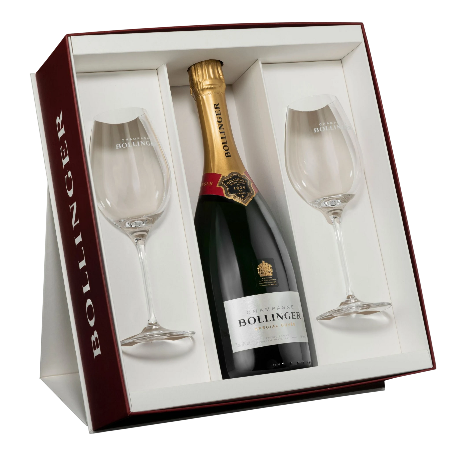 Bollinger Special Cuvée Brut NV + 2 Elizabeth Glasses Gift Set - Kent Street Cellar