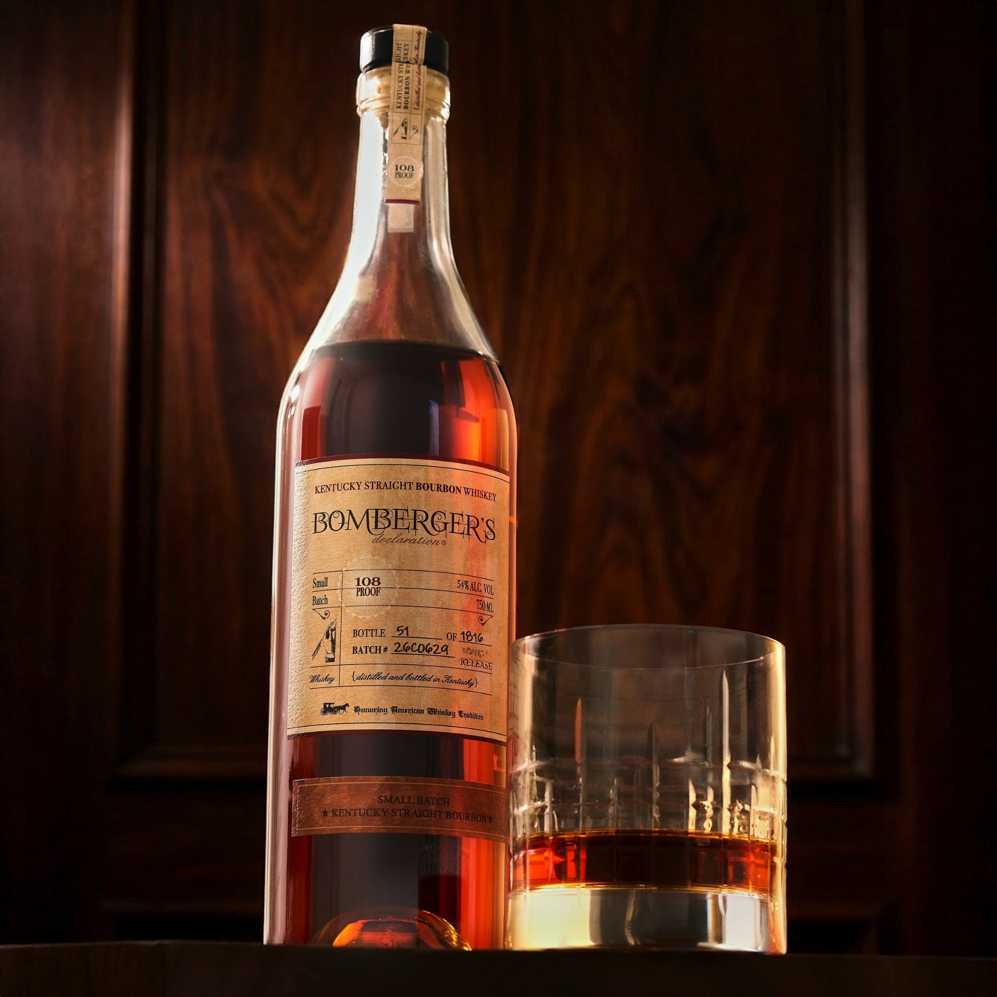 Bomberger's Declaration Small Batch Kentucky Straight Bourbon Whiskey 700ml (2025 Release)