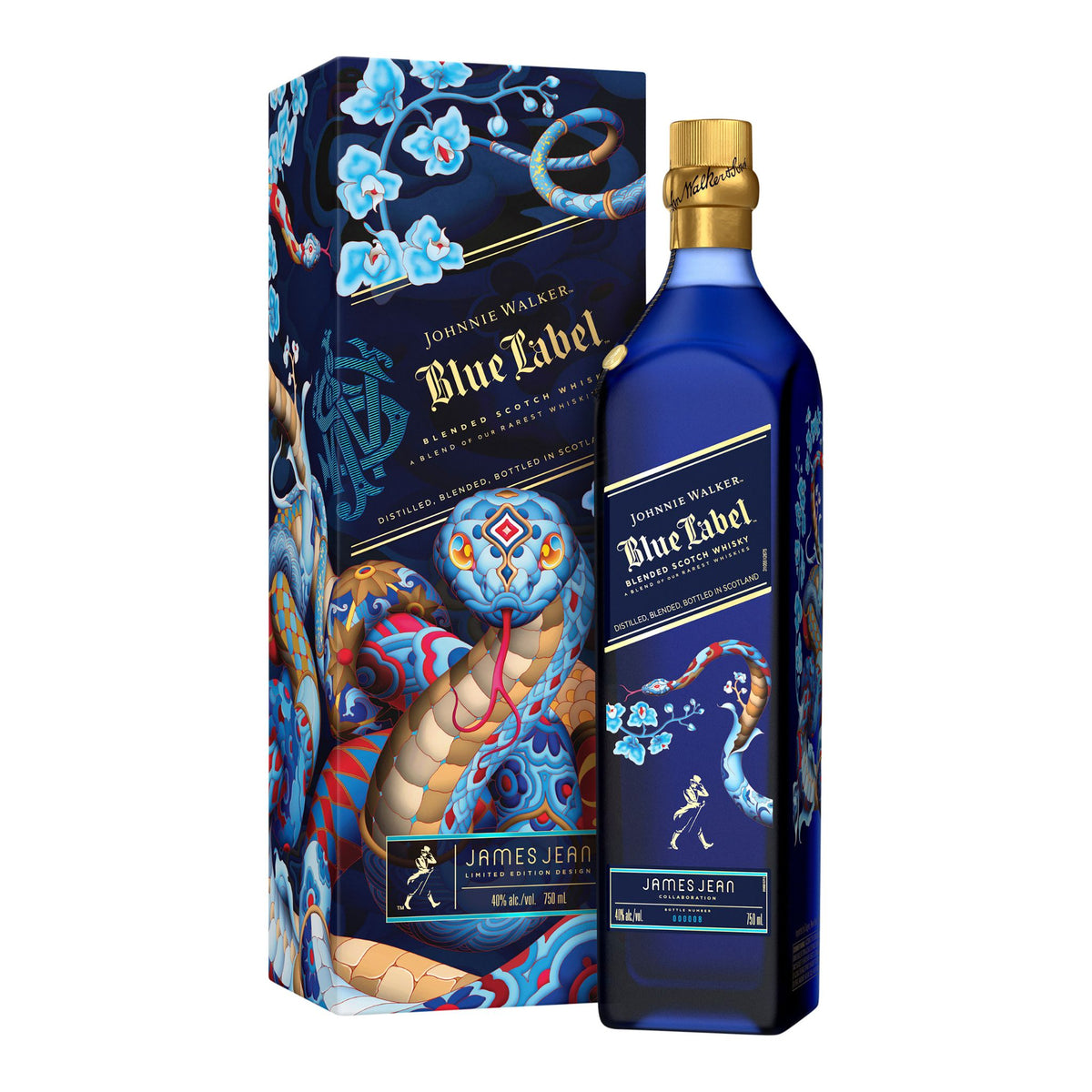 Johnnie Walker Blue Label Chinese New Year Limited Edition Year Of The Snake Blended Scotch Whisky 750ml - Kent Street Cellars