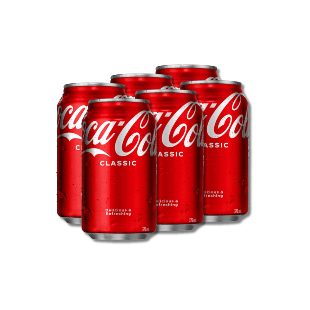 Coke Cans (6 Pack)