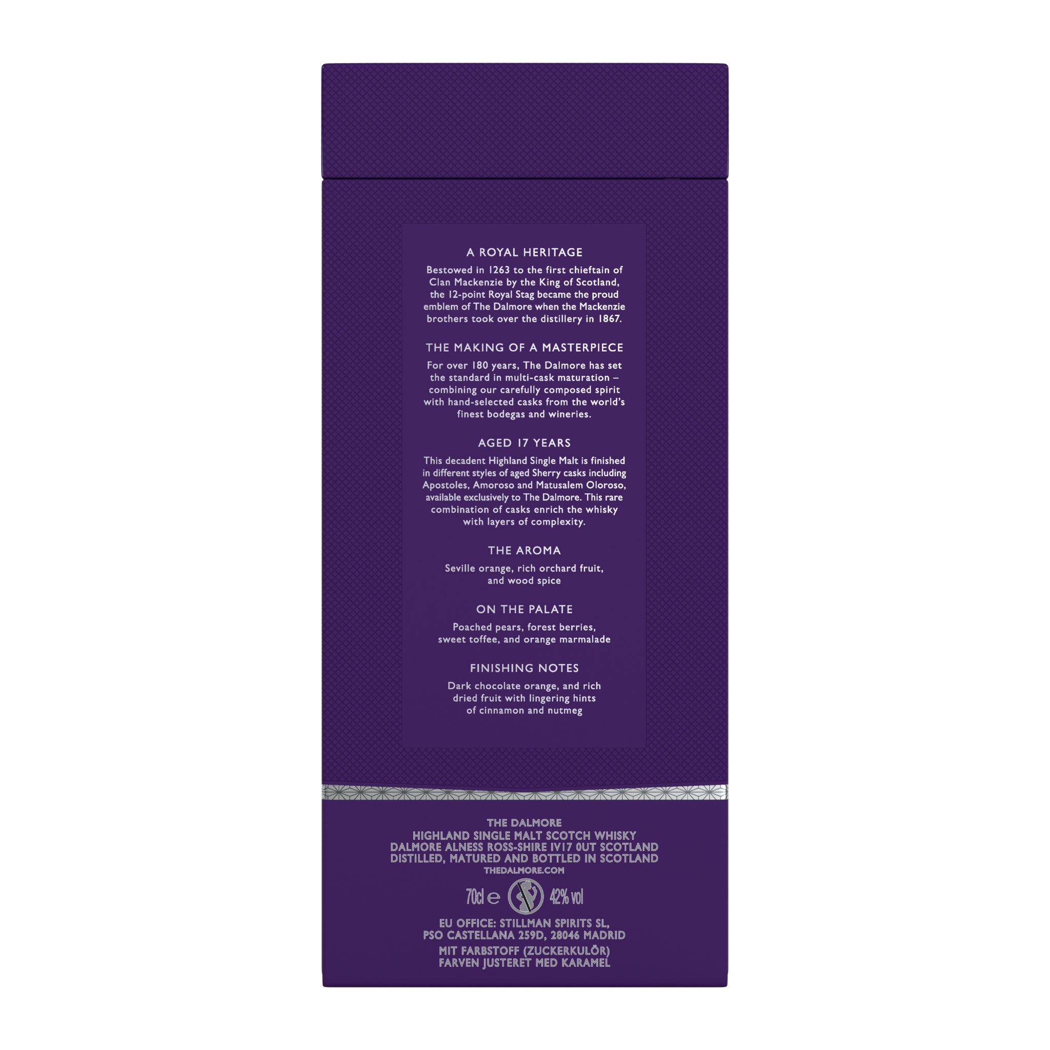 The Dalmore 17 Year Old Single Malt Scotch Whisky 700ml