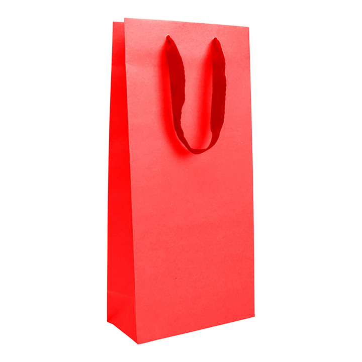 Double Bottle Gift Bag - Red