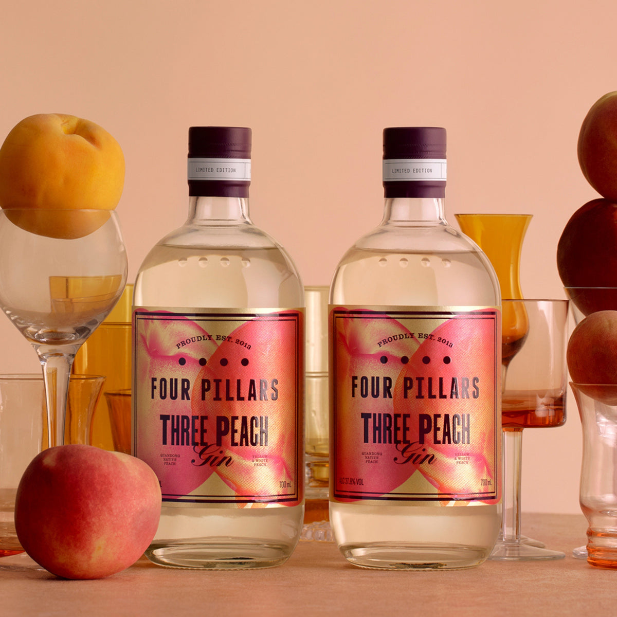 Four Pillars Three Peach Gin 700ml