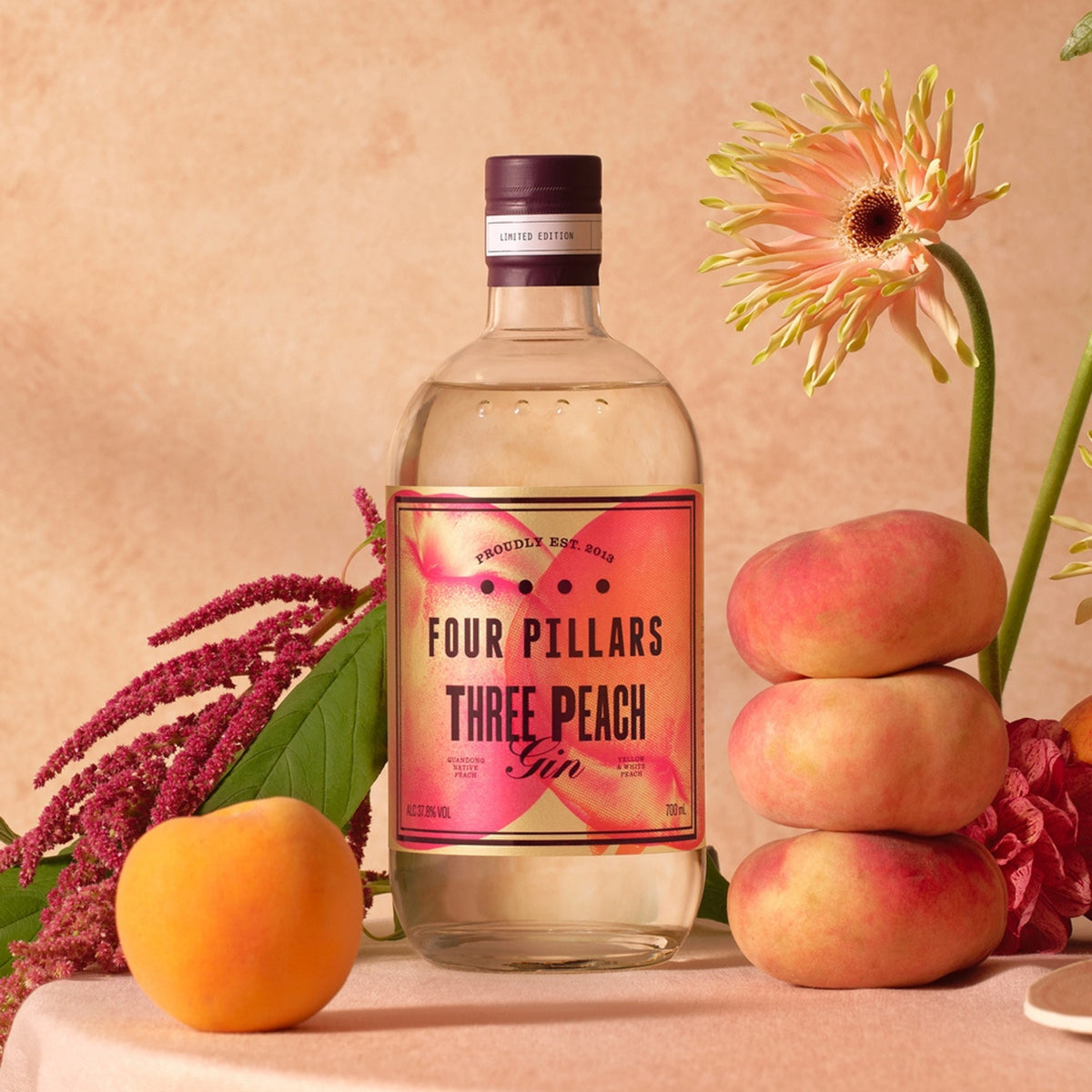 Four Pillars Three Peach Gin 700ml
